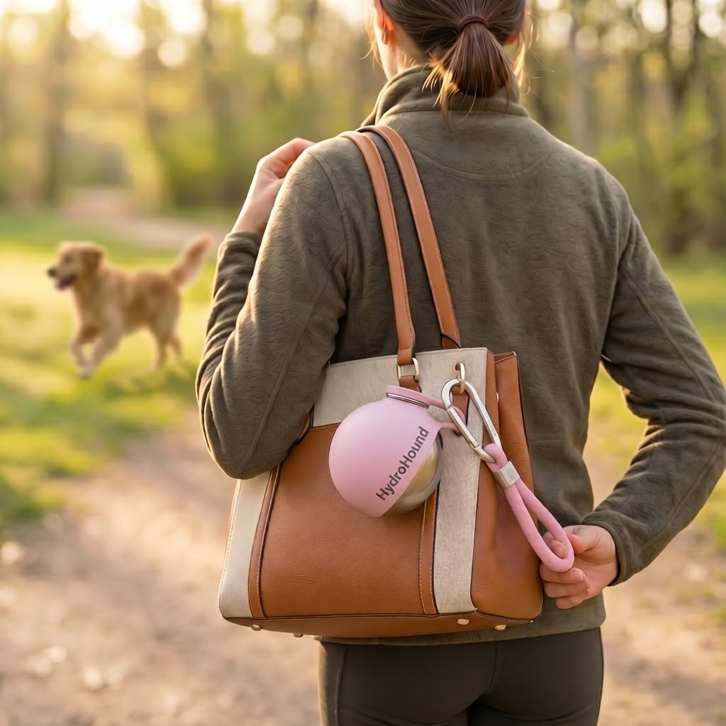2-in-1 Dog Water Bottle That Makes Walks Easier