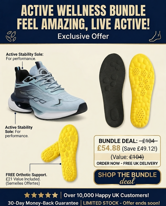 Orthopedic Hands-Free Walking Sneakers for Seniors – Slip-On Comfort Shoes with Wide Toe Box & Arch Support