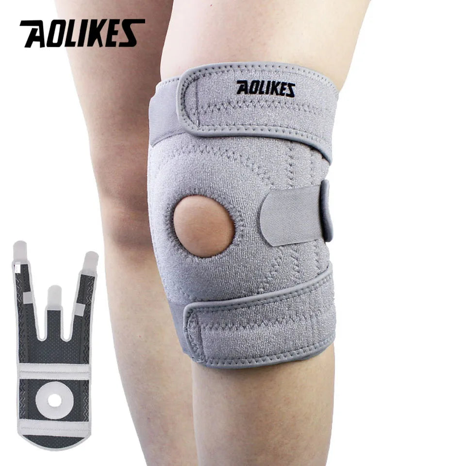 Adjustable Knee Support Brace – Anti-Slip Compression for Sports & Pain Relief