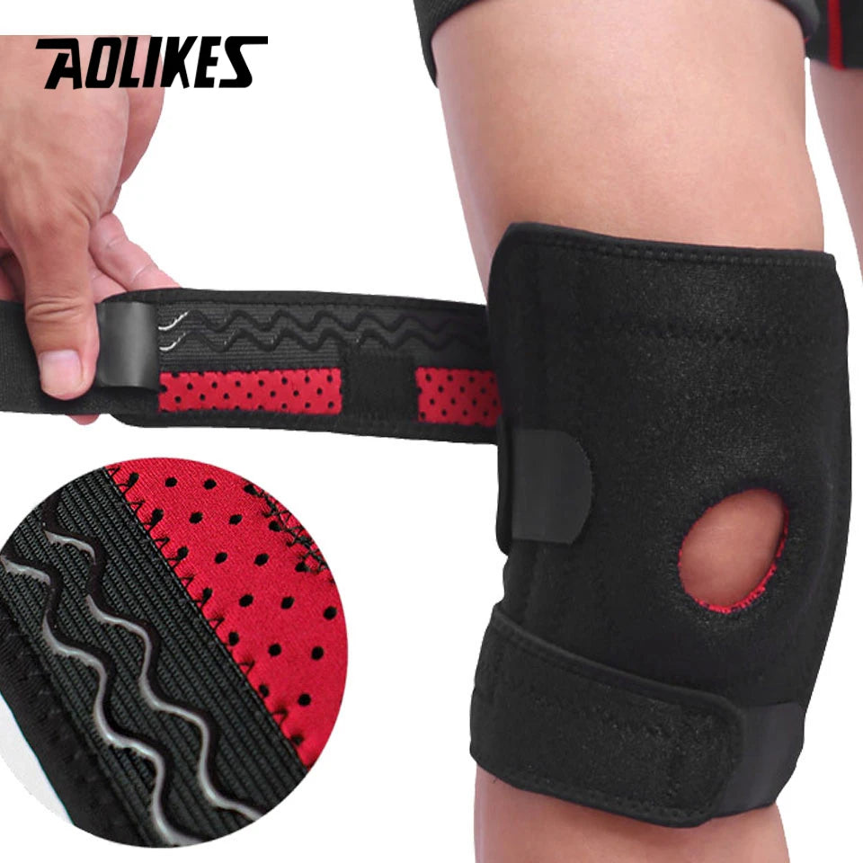 Adjustable Knee Support Brace – Anti-Slip Compression for Sports & Pain Relief