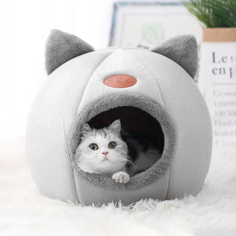 Cozy Pet Bed – Soft Cave for Cats & Small Dogs