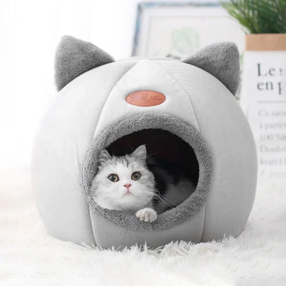 Cozy Pet Bed – Soft Cave for Cats & Small Dogs