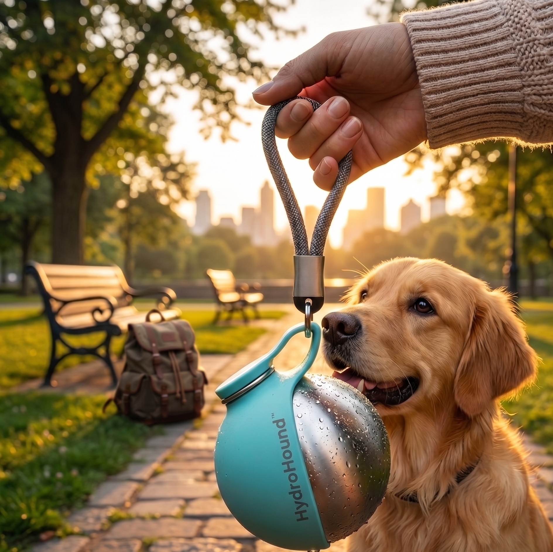 2-in-1 Dog Water Bottle That Makes Walks Easier